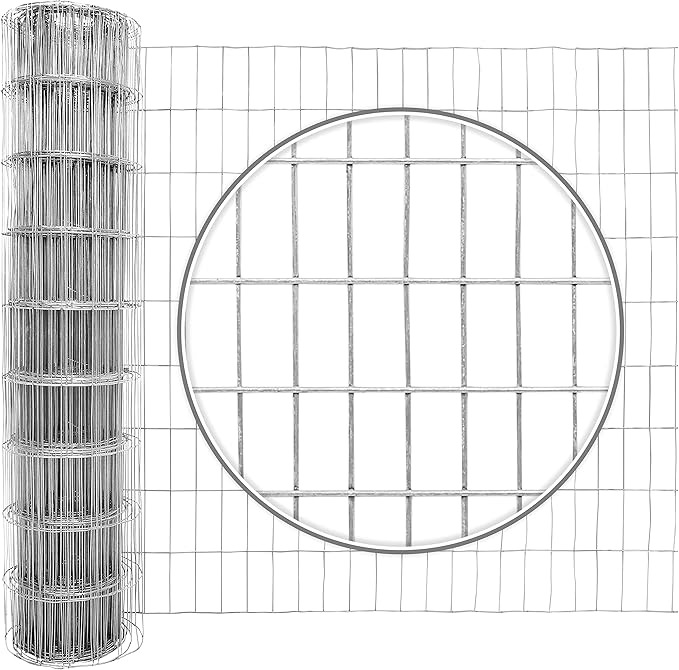 Welded mesh roll with weave detail